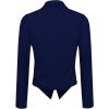 imageHybrid ampamp Company Womens Casual Work Office Blazer Open Front Heavy Ponti Shawl Collar Long Sleeve JacketNavy9789