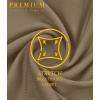 imageHybrid ampamp Company Womens Casual Work Office Dressy Double Lapel Single Button Peplum Comfortable BlazerBeigeKhakdressy  Premium Weight