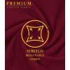 imageHybrid ampamp Company Womens Casual Work Office Dressy Double Lapel Single Button Peplum Comfortable BlazerDark Red
