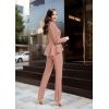 imageHybrid ampamp Company Womens Casual Work Office Dressy Double Lapel Single Button Peplum Comfortable BlazerMauvedressy  Premium Weight