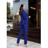 imageHybrid ampamp Company Womens Casual Work Office Dressy Double Lapel Single Button Peplum Comfortable BlazerRoyaldressy  Premium Weight
