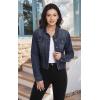 imageHybrid ampamp Company Womens Long Sleeve Denim Jackets Basic Button Down Jean Jacket with PocketsDark Wash