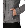 imageHybrid ampamp Company Womens Long Sleeve Denim Jackets Basic Button Down Jean Jacket with PocketsJk22882grey