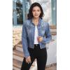 imageHybrid ampamp Company Womens Long Sleeve Denim Jackets Basic Button Down Jean Jacket with PocketsJk37350medwas