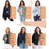 imageHybrid ampamp Company Womens Long Sleeve Denim Jackets Basic Button Down Jean Jacket with PocketsJk37350medwas