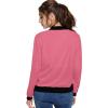 imageHybrid ampamp Company Womens Fashion Color Casual Office Comfy Zip Up Bomber Jacket Made in USA8750coral