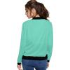 imageHybrid ampamp Company Womens Fashion Color Casual Office Comfy Zip Up Bomber Jacket Made in USA8750mint
