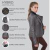 imageOlivia Miller Womens Faux Leather Zip Up Moto Biker JacketGrey