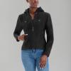 imageOlivia Miller Womens Faux Leather Zip Up Moto Biker JacketJk5210black