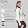 imageOlivia Miller Womens Faux Leather Zip Up Moto Biker JacketWhite