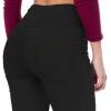 imageHybrid ampamp Company and Comapny Womens Perfectly Shaping Hyper Stretch Bermuda Shorts CapriCapriblack