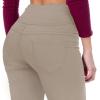 imageHybrid ampamp Company and Comapny Womens Perfectly Shaping Hyper Stretch Bermuda Shorts CapriCaprikhaki