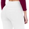 imageHybrid ampamp Company and Comapny Womens Perfectly Shaping Hyper Stretch Bermuda Shorts CapriCapriwhite