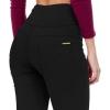 imageHybrid ampamp Company and Comapny Womens Perfectly Shaping Hyper Stretch Bermuda Shorts CapriDestructedcapriblack