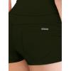 imageHybrid ampamp Company and Comapny Womens Perfectly Shaping Hyper Stretch Bermuda Shorts CapriShortolive