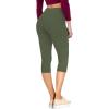 imageHybrid ampamp Company and Comapny Womens Perfectly Shaping Hyper Stretch Bermuda Shorts CapriCapriolive