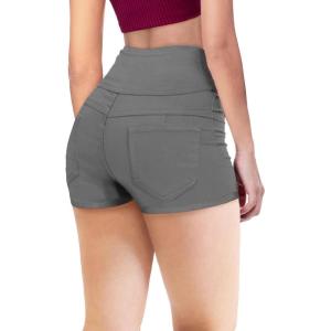 imageHybrid ampamp Company and Comapny Womens Perfectly Shaping Hyper Stretch Bermuda Shorts CapriShortgunmetal