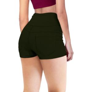 imageHybrid ampamp Company and Comapny Womens Perfectly Shaping Hyper Stretch Bermuda Shorts CapriShortolive
