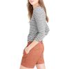 imageHybrid ampamp Company Womens Bermuda Walking Shorts Stretch 7 inch Inseam Super ComfyTwillclay