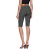 imageHybrid ampamp Company Womens Super Stretch Causal Pull On Millennium Twill Bermuda ShortsBermudacharcoal