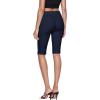 imageHybrid ampamp Company Womens Super Stretch Causal Pull On Millennium Twill Bermuda ShortsBermudanavy