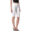 imageHybrid ampamp Company Womens Super Stretch Causal Pull On Millennium Twill Bermuda ShortsBermudawhite
