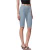 imageHybrid ampamp Company Womens Super Stretch Causal Pull On Millennium Twill Bermuda ShortsPowder Blu