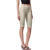imageHybrid ampamp Company Womens Super Stretch Causal Pull On Millennium Twill Bermuda ShortsStone