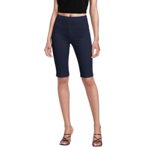 imageHybrid ampamp Company Womens Super Stretch Causal Pull On Millennium Twill Bermuda ShortsBermudanavy
