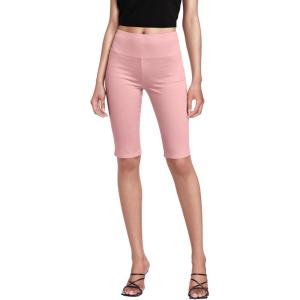 imageHybrid ampamp Company Womens Super Stretch Causal Pull On Millennium Twill Bermuda ShortsBlush