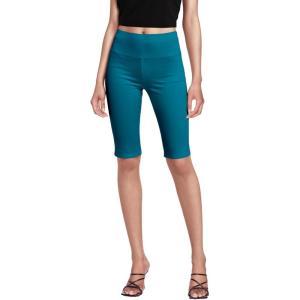 imageHybrid ampamp Company Womens Super Stretch Causal Pull On Millennium Twill Bermuda ShortsJade