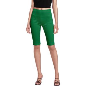 imageHybrid ampamp Company Womens Super Stretch Causal Pull On Millennium Twill Bermuda ShortsKelly Gree
