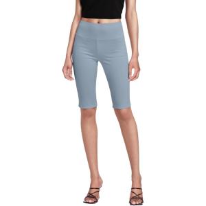 imageHybrid ampamp Company Womens Super Stretch Causal Pull On Millennium Twill Bermuda ShortsPowder Blu