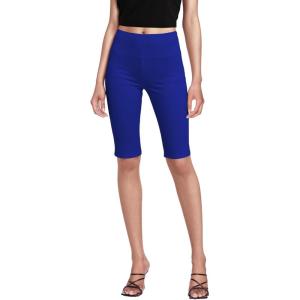 imageHybrid ampamp Company Womens Super Stretch Causal Pull On Millennium Twill Bermuda ShortsRoyal