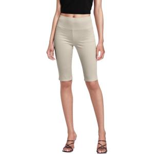 imageHybrid ampamp Company Womens Super Stretch Causal Pull On Millennium Twill Bermuda ShortsStone