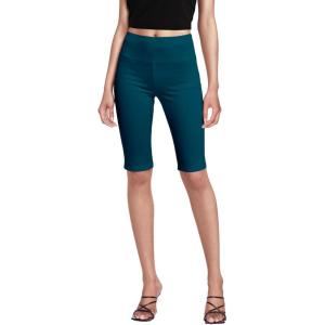 imageHybrid ampamp Company Womens Super Stretch Causal Pull On Millennium Twill Bermuda ShortsTeal
