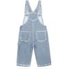 imageHybrid ampamp Company Womens Leisure Adjustable Straps Stretch Bermuda Denim jumpsuits OverallsBvj156998light Wash