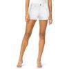 imageHybrid ampamp Company Womens Summer Casual Shorts Trendy Stretchy ShortsShortsuper Stretch White