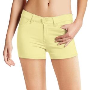 imageHybrid ampamp Company Womens Perfectly Shaping Hyper Stretch ShortsShortspastelyellow