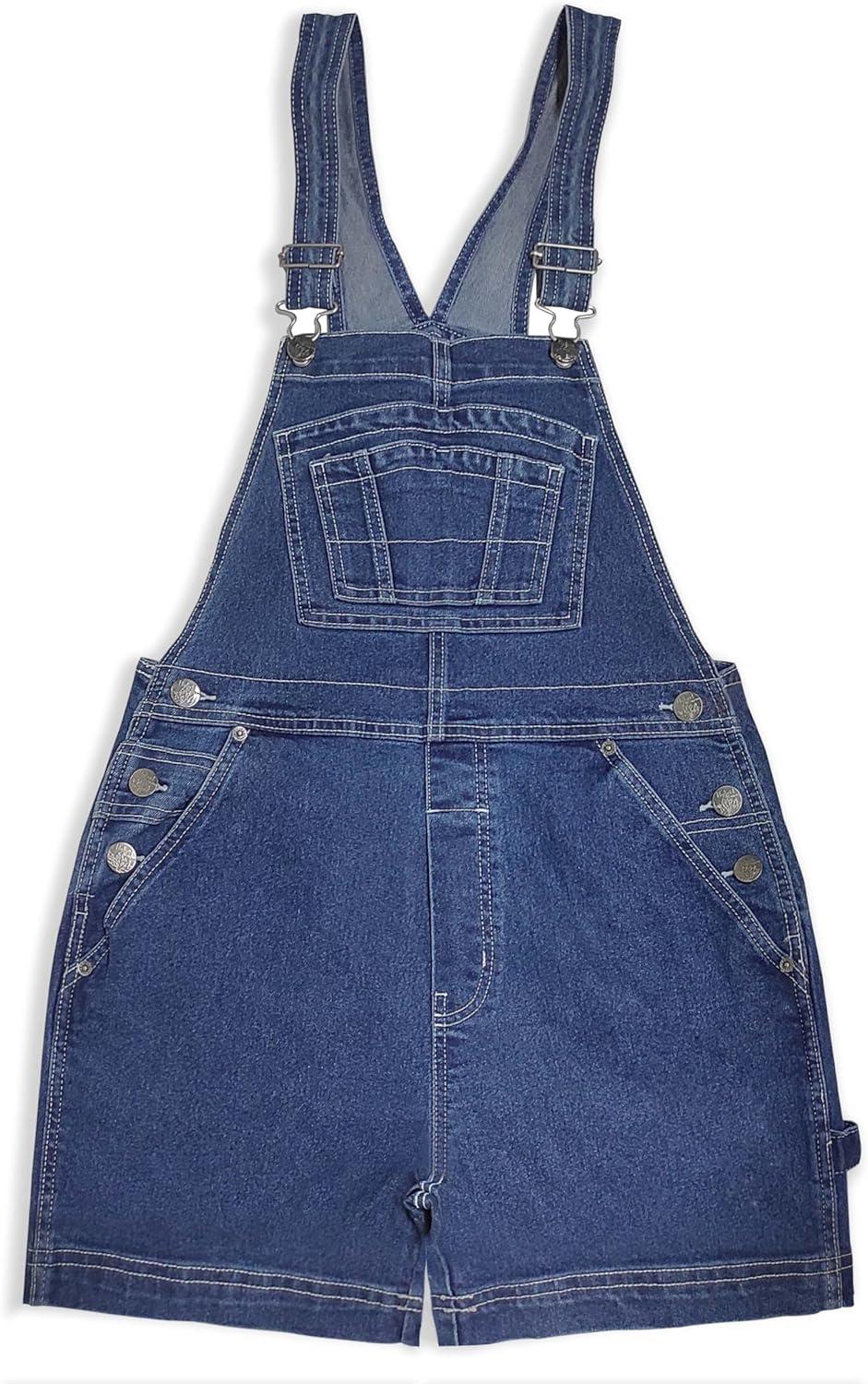 imageHybrid ampamp Company Women Denim Shorts Rompers Sleeveless Adjustable Strap Overalls Cross Back JumpsuitShv156998medium Was