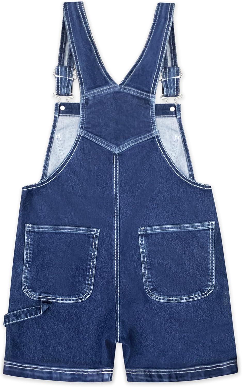 imageHybrid ampamp Company Women Denim Shorts Rompers Sleeveless Adjustable Strap Overalls Cross Back JumpsuitShv156998medium Was