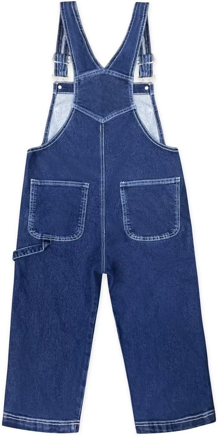 imageHybrid ampamp Company Womens Denim Bib Sleeveless Overalls Utility Rompers Capri Jumpsuit with PocketsQvj156998medium Was