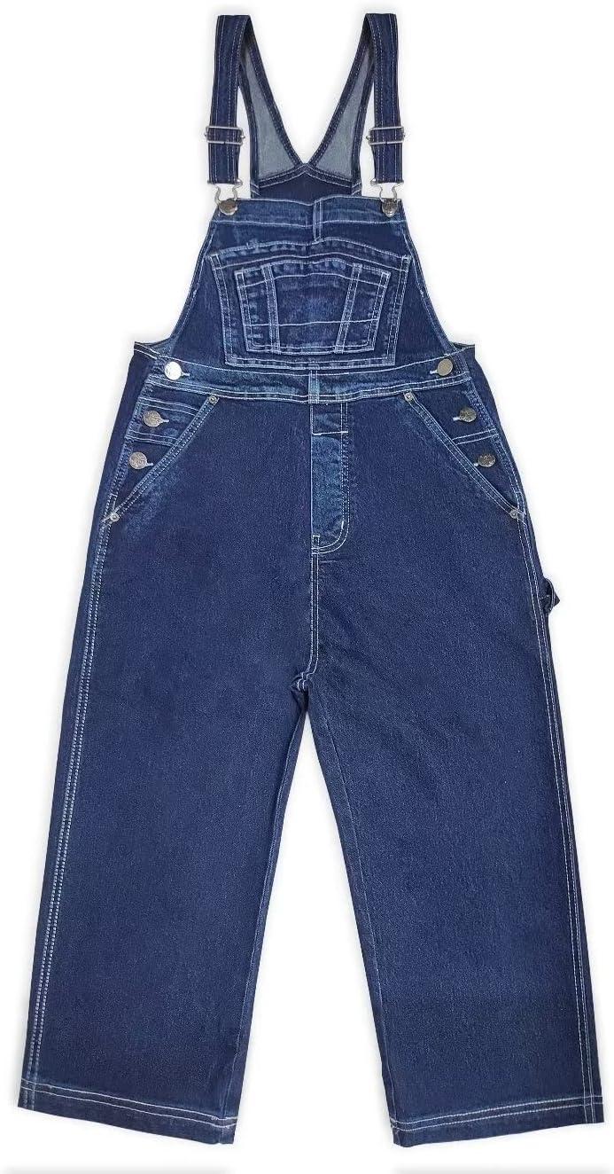 imageHybrid ampamp Company Womens Denim Bib Sleeveless Overalls Utility Rompers Capri Jumpsuit with PocketsQvj156998medium Was