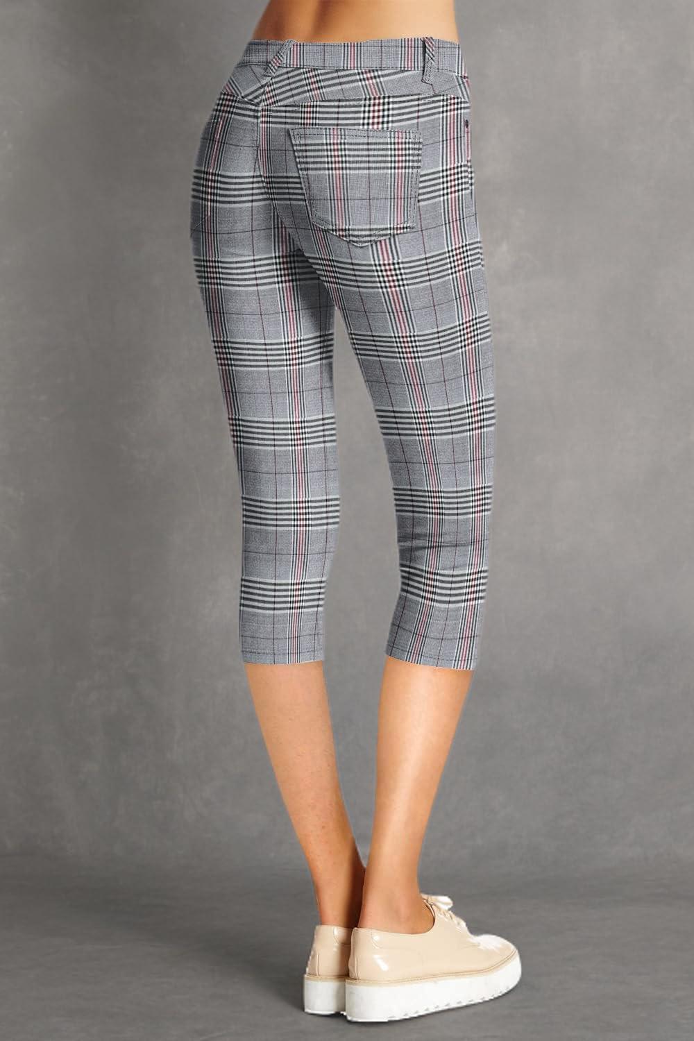 imageHybrid ampamp Company Womens Hyper Stretch Denim Capri JeansCapri676blackred