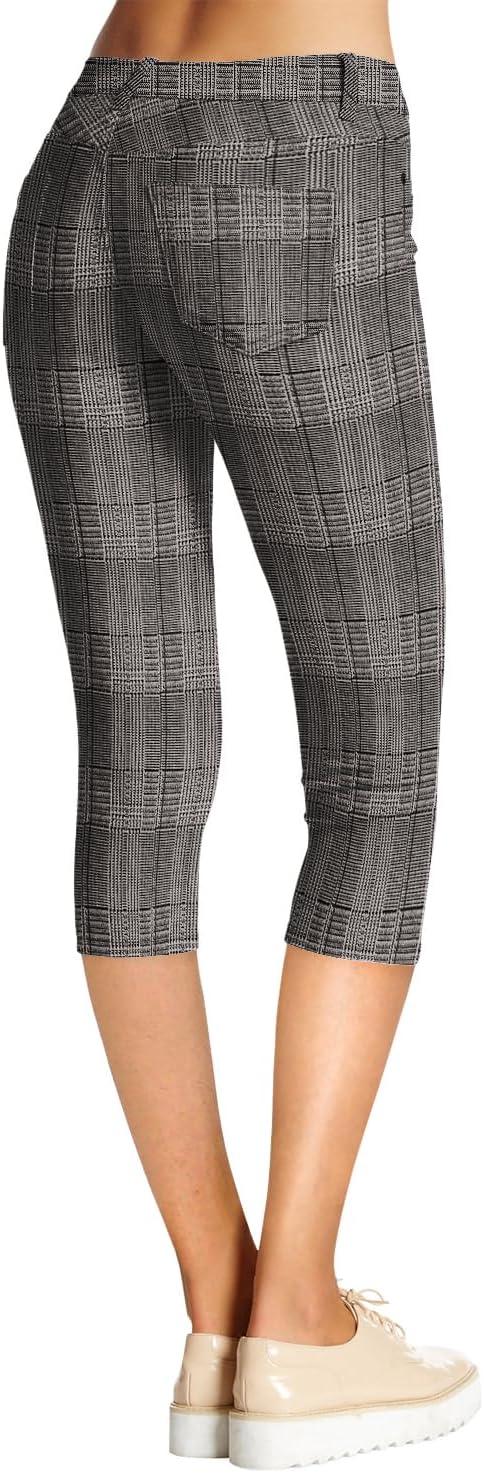 imageHybrid ampamp Company Womens Hyper Stretch Denim Capri JeansCaprikhaki