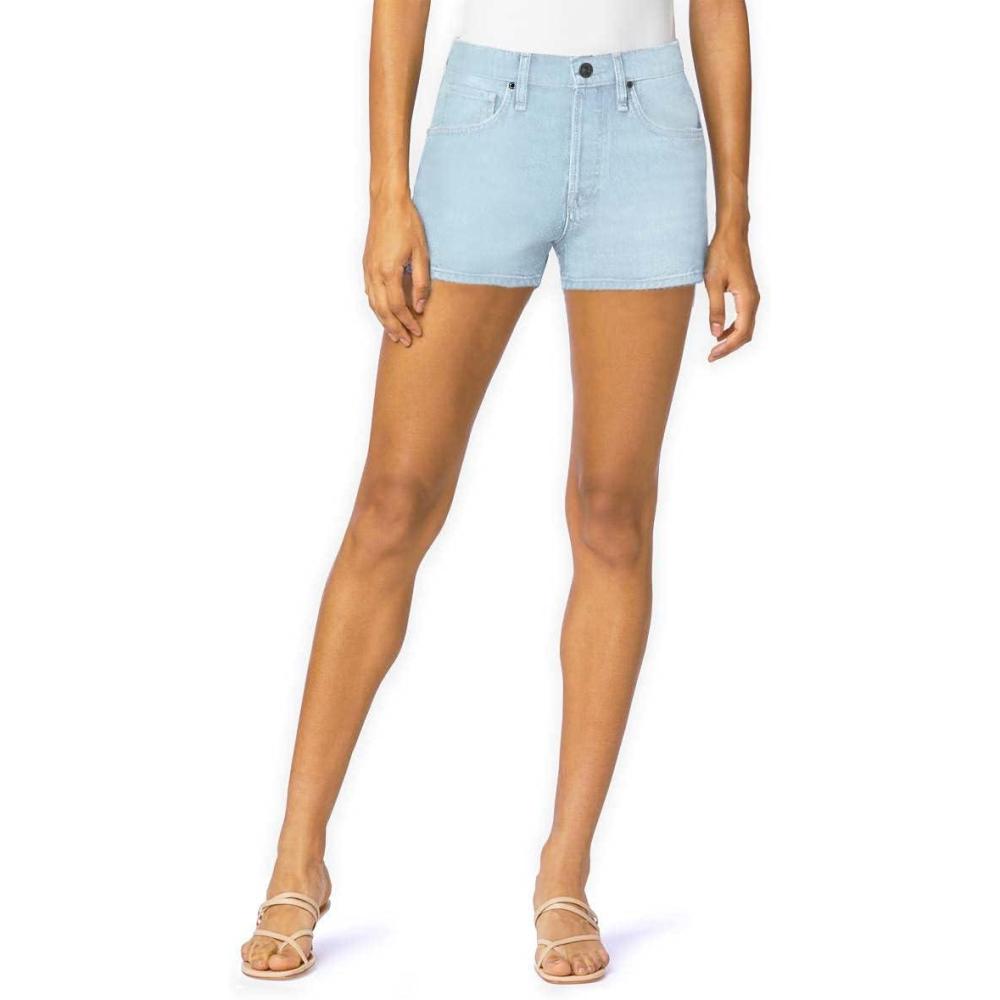 imageHybrid ampamp Company Womens Mid Rise Denim Stretchy Jean Shorts with PocketsShortbleach