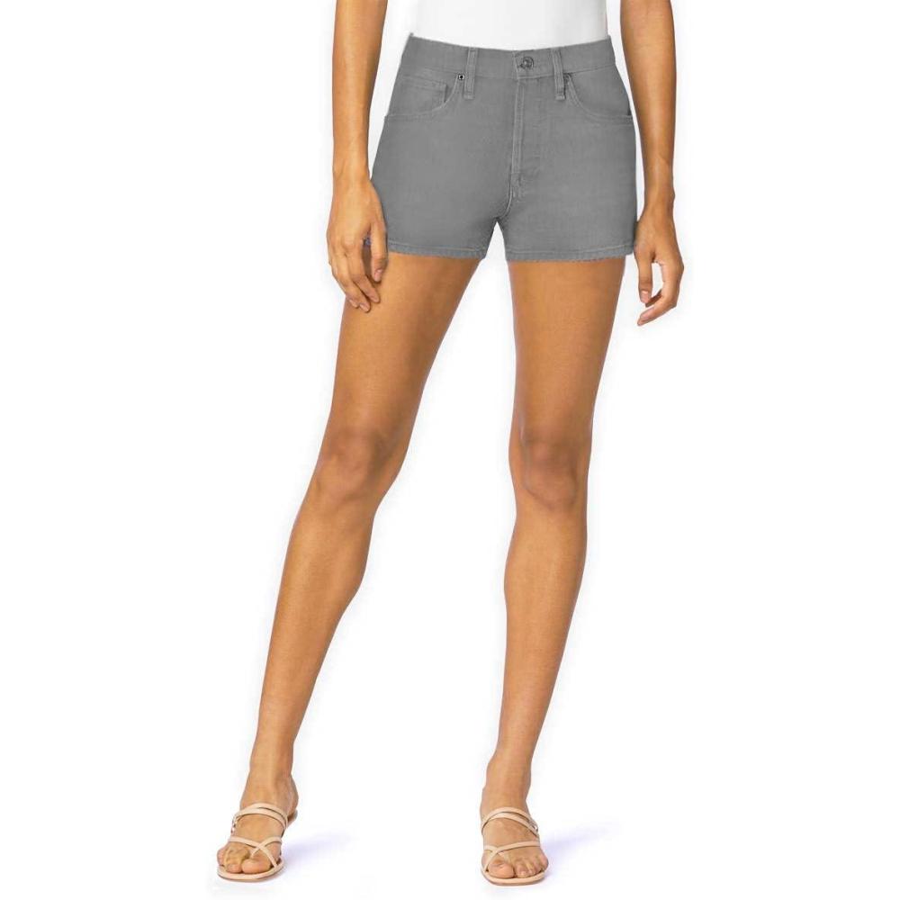 imageHybrid ampamp Company Womens Mid Rise Denim Stretchy Jean Shorts with PocketsShortgrey