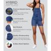 imageHybrid ampamp Company Women Denim Shorts Rompers Sleeveless Adjustable Strap Overalls Cross Back JumpsuitShv156998medium Was