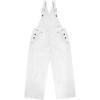 imageHybrid ampamp Company Womens Denim Bib Sleeveless Overalls Utility Rompers Capri Jumpsuit with PocketsQvj156998white