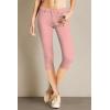 imageHybrid ampamp Company Womens Hyper Stretch Denim Capri JeansCapridustyrose